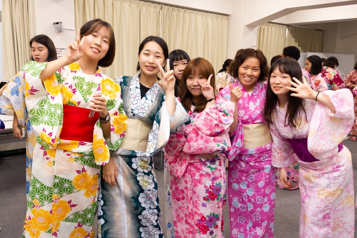 日本東京遊學-體驗穿浴衣