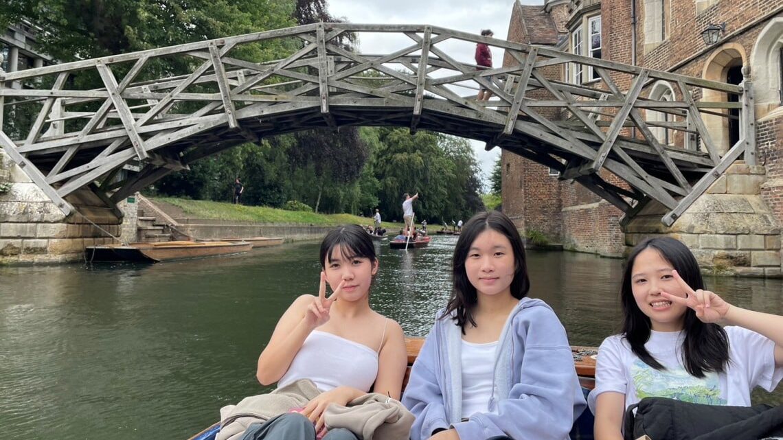 劍橋遊學團-康河撐篙